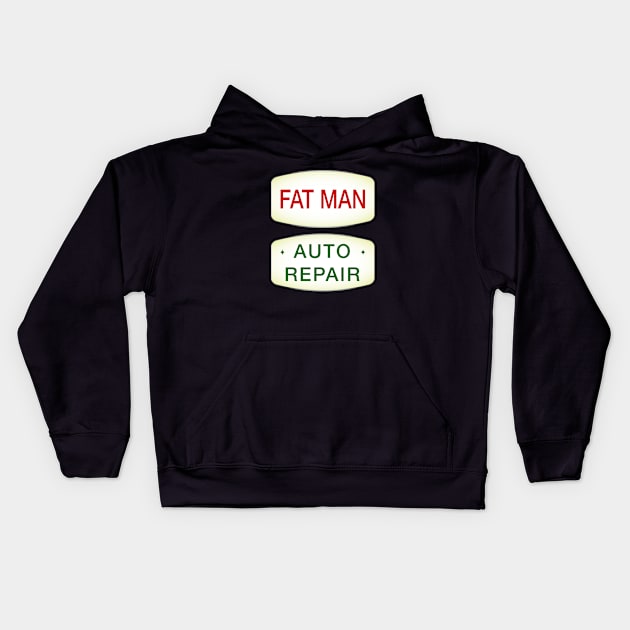 fatman repair Kids Hoodie by triggerleo